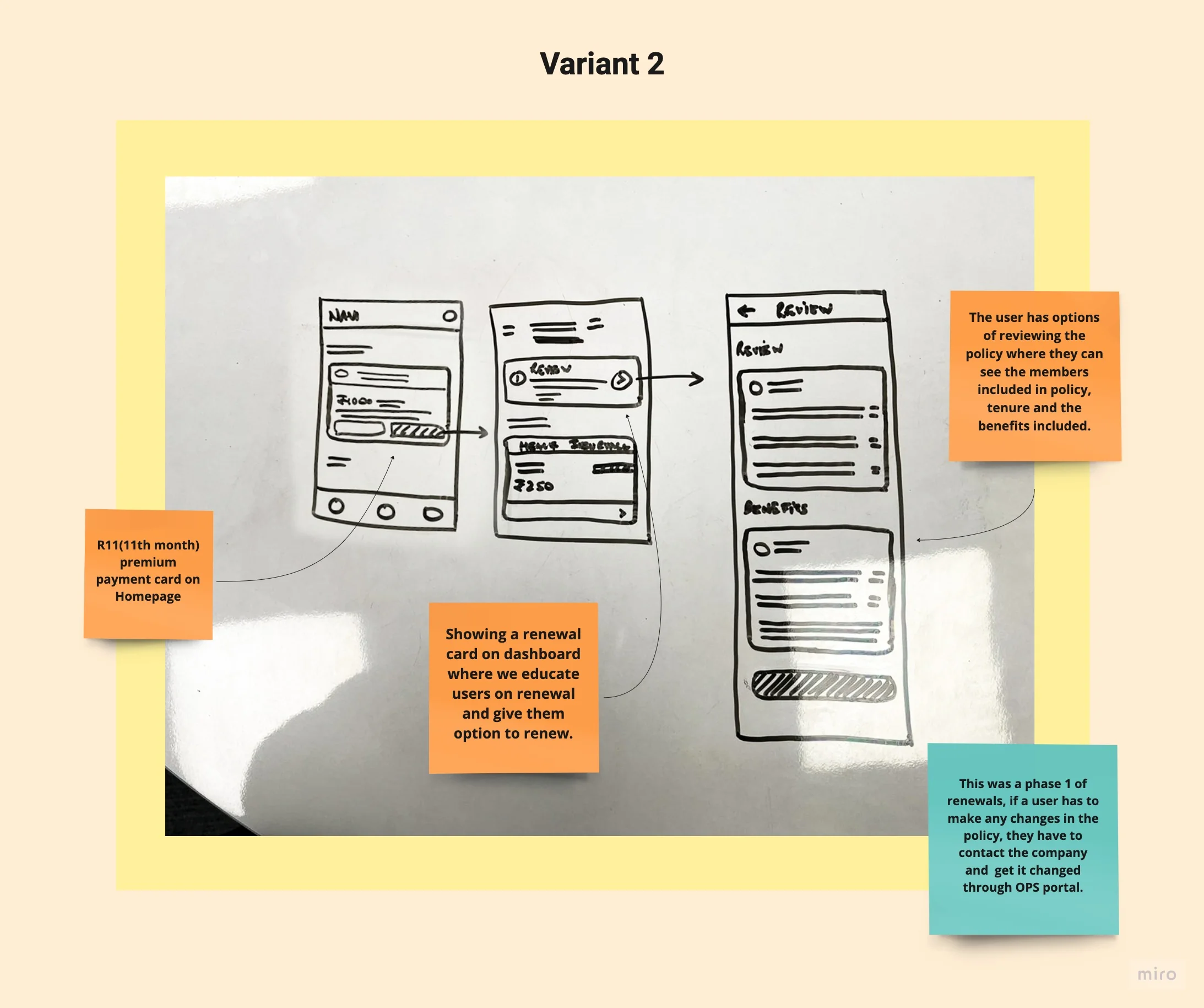 Variant 2 — progressive disclosure design direction